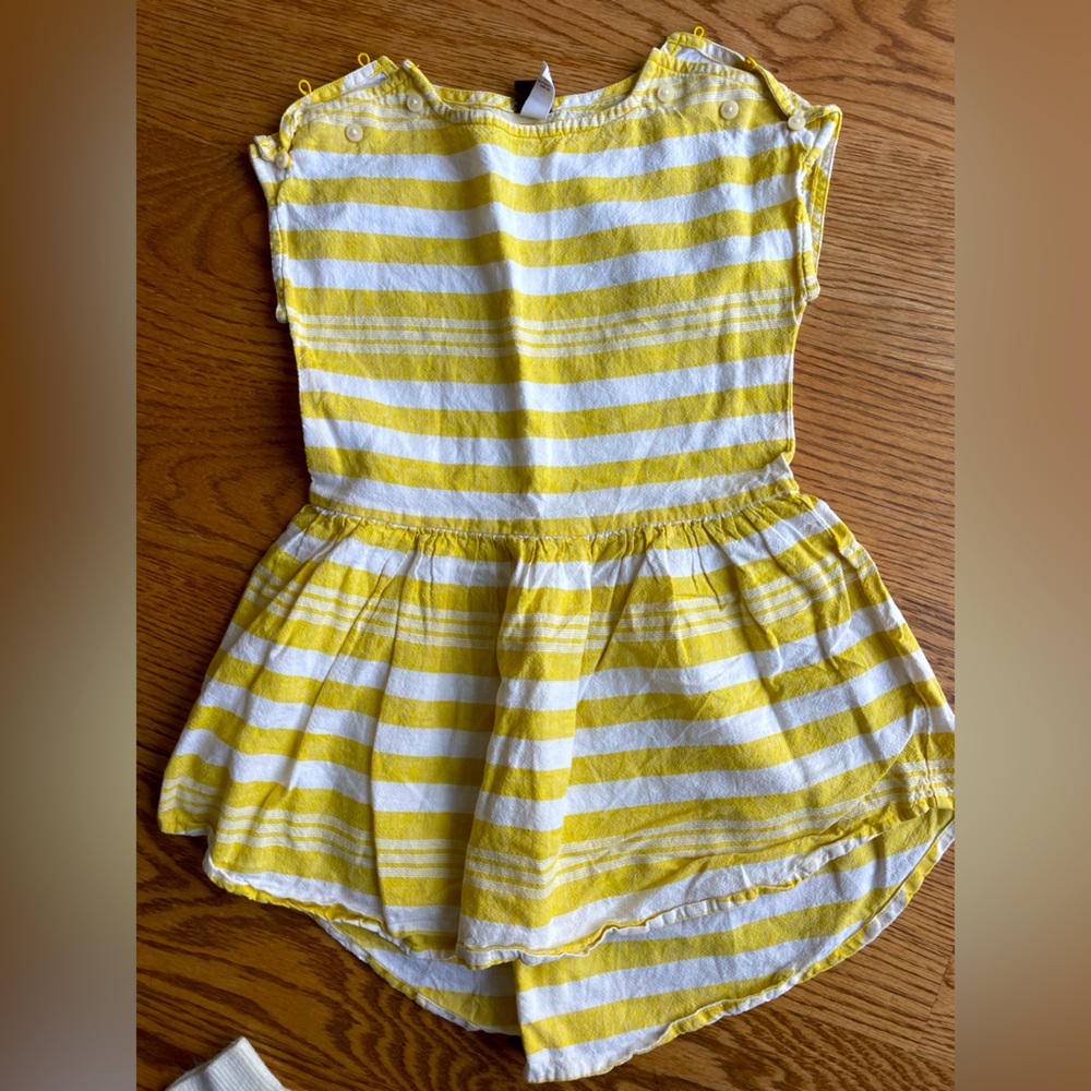 Tea Collection Linen Dress Size 4T